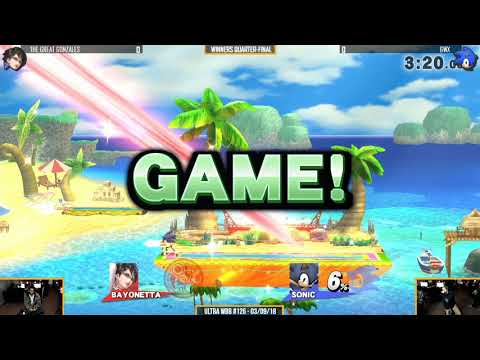 Ultra WBB #126 | The Great Gonzales vs 6WX - Winners Quarter-Final - Super Smash Bros. for Wii U