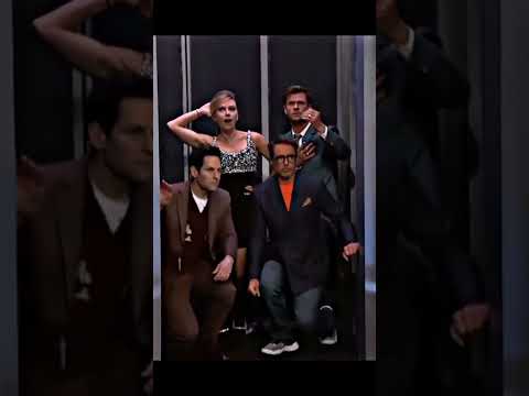 Avengers Cast Entry Style 🔥 #shorts #marvel #ironman #avengers #spiderman