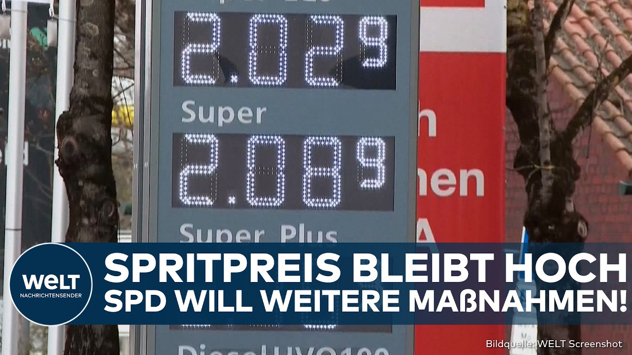 SPRITPREIS-EXPLOSION: Benzin und Diesel bleiben auf Rekordniveau! SPD will weitere Maßnahmen