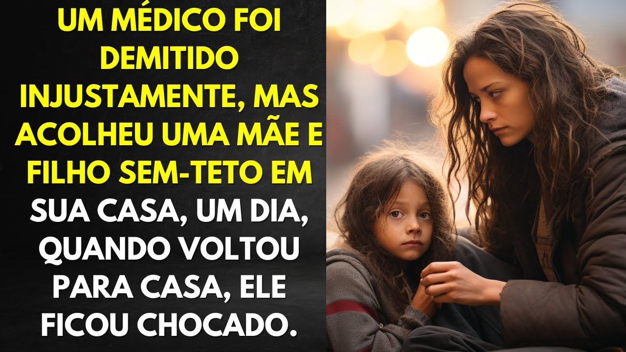 Um médico foi ﻿demitido injustamente, mas acolheu uma mãe e filho sem-teto em sua casa, um dia...
