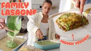 my PERFECT family dinner! how to cook my veggie-packed beef lasagne