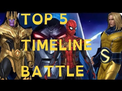Top 5 Timeline Battle KILLERS *MUST BUILD CHARACTERS* - Marvel Future Fight