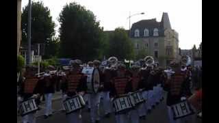 preview picture of video 'Showkorps Wilhelmina in Grevenmacher auf dem Winzerfest 2012'