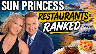 We Ranked Every Sun Princess Specialty Restaurant (Best to Worst!) 🍽️🚢 #SunPrincess #CruiseFood