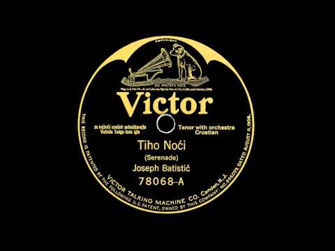 Josip Batistić - Tiho noći, moje zlato spava (V. Horejšek)