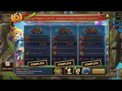 110€ Pack Giveaway? 2 LD Lightnings besser als so manches Nat5 Summoners War