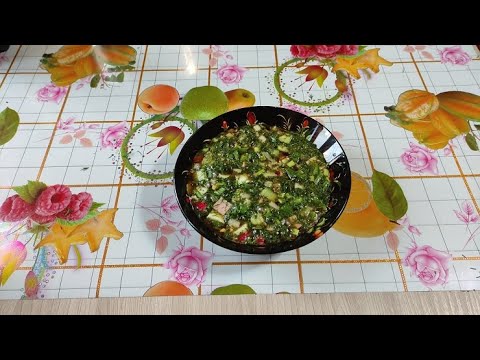 Окрошка от Луча Okroshka Kalte Kwaßsuppe