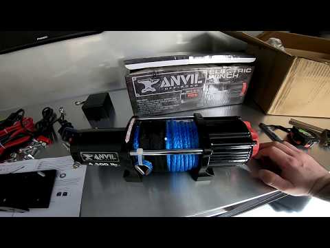 anvil winch install in a 28 foot intech enclosed trailer