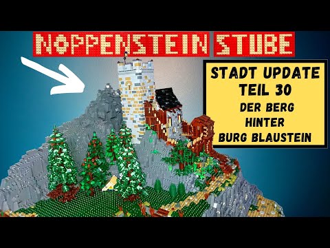 Meine Noppenstein Lego Stadt Teil 30 | Der Berg hinter Burg Blaustein | Friedhof