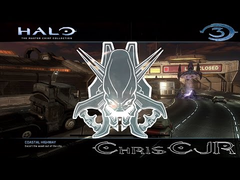 HALO 3 ODST Legendary Mission 8 Coastal Highway. 4 Players Xbox Live 1080p.