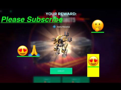 I just won Ivory Ravana- WarRobots