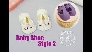 How to make Baby Shoe Style number 2