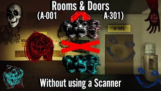 Rooms & Doors (A-001 To A-301) Without using a Scanner
