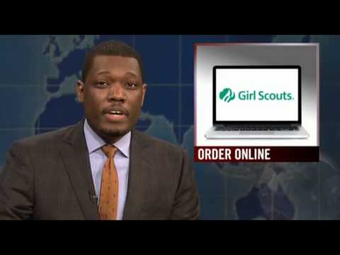 "weekend update" -- how to buy girl scout cookies on the internet