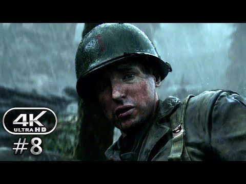 Call of Duty WW2 Gameplay Walkthrough Part 8 - PC 4K 60FPS No Commentary