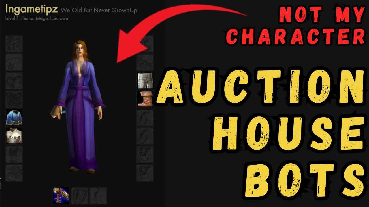 Auction House Bots Exposed on WOTLK (again)