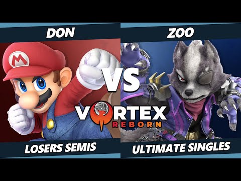 Vortex Legends 6 Losers Semis - Don (Mario) Vs. Zoo (Wolf) SSBU Ultimate Tournament