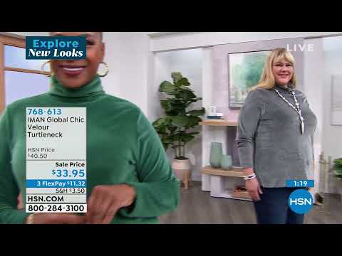 HSN | IMAN Global Chic Fashions 01.13.2022 - 08 PM