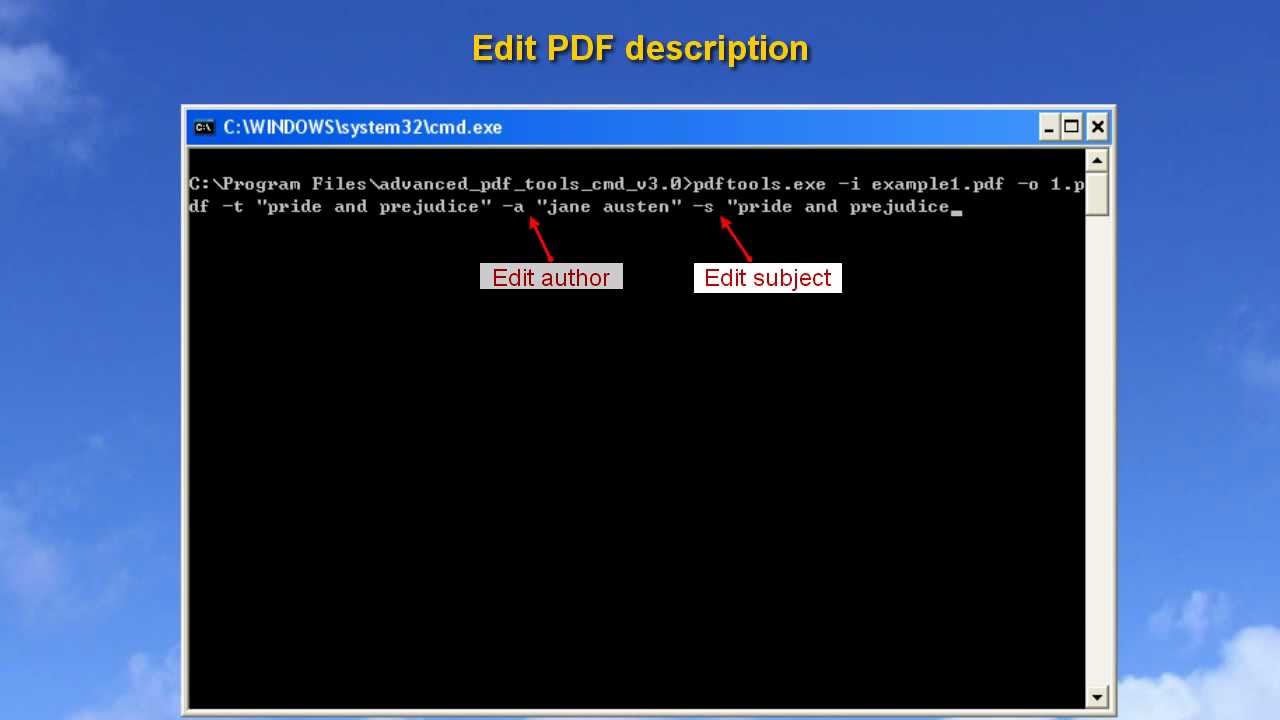VeryPDF Advanced PDF Tools Command Line