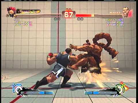 SSIVAE: Akuma (Ndsg) vs. Balrog (LeviStrauss1829) SD
