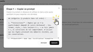 Importer vos memoires d'une autre IA dans Spoton