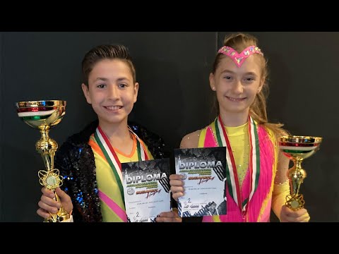 Pink Panthers TSE, HUNGARY - SZIGLIGETI ÁRMIN - MARLOK LILI children couple WORLD CUP 2.PLACE 2022