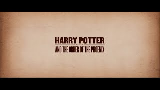 Harry Potter and the Order of the Phoenix end cred