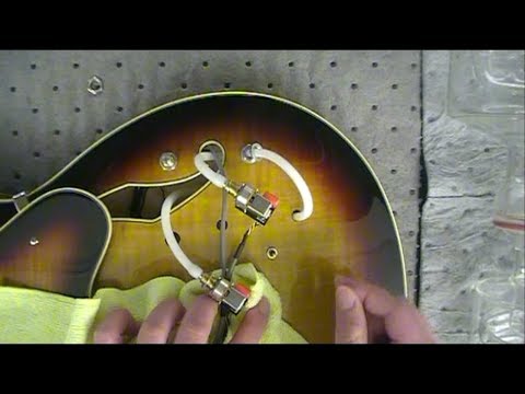 Big Leg circuits Semi-hollowbody Jimmy Page style wiring kit image 10