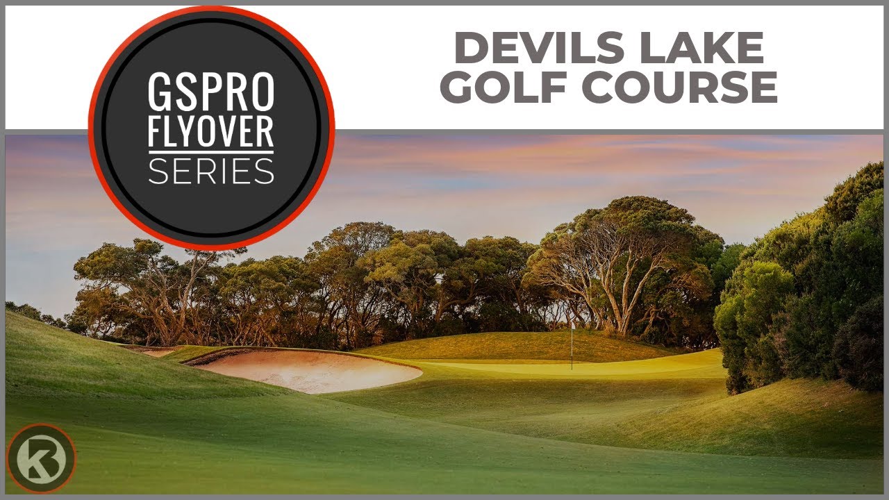 Watch Devils Lake Golf Course flyover on YouTube