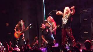 "Youth Gone Wild" by Sebastian Bach (with his sons Paris on drums &amp; 10yo Trace on guitar)