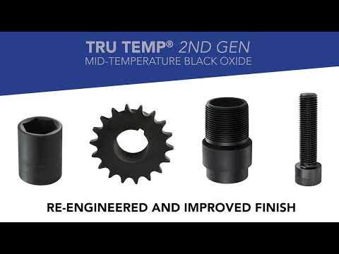 New TRU TEMP® 2nd GEN Mid-Temperature Black Oxide For high-alloy/high-strength steels and iron