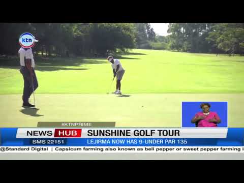 John Lejirma extends his fine form on day 2 of the Sunshine Golf Tour in Ruiru Sports Club