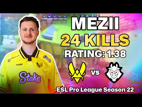 💥 MEZII POV: MIRAGE DESTRUCTION vs G2! | ESL Pro League Season 22