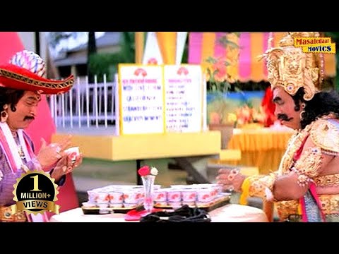 यमराज ने खाया आइस क्रीम | Kadar Khan & Anupam Kher Comedy Scenes | Raveena Tandon | Taqdeerwala