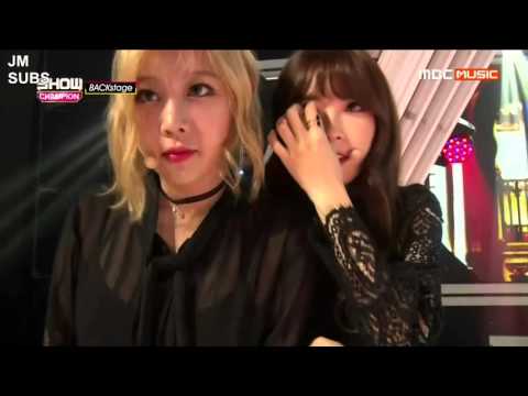 [ENG SUB] 151205 NINE MUSES-SHOW CHAMPION BACKSTAGE