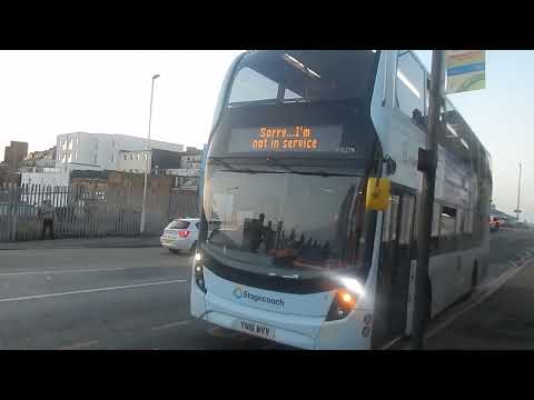 15279- YN16 WVV- Departing Margate Bus Stop
