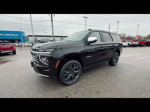2026 Chevrolet Tahoe 4WD 4dr Premier in Black for sale at Ontario Motor Sales in Oshawa, ON