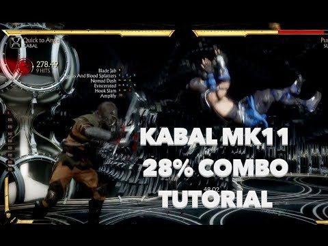 MK11 Kabal Combo TUTORIAL 28% EASY