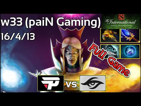 TI8: paiN Gaming.w33 - TI8 Group Stage - Group B - TI 2018 - Full Game Invoker