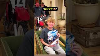 Boy finally gets his dream bike 🥹