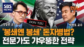 [이슈빡] 미·이란, 멀어진 종전?..트럼프, 호르무즈 '역봉쇄' / SBS / 뉴스헌터스