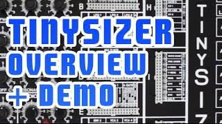 Video thumbnail for TINYSIZER Demo & Overview - The Synth for you? #TTNM by THE TUESDAY NIGHT MACHINES