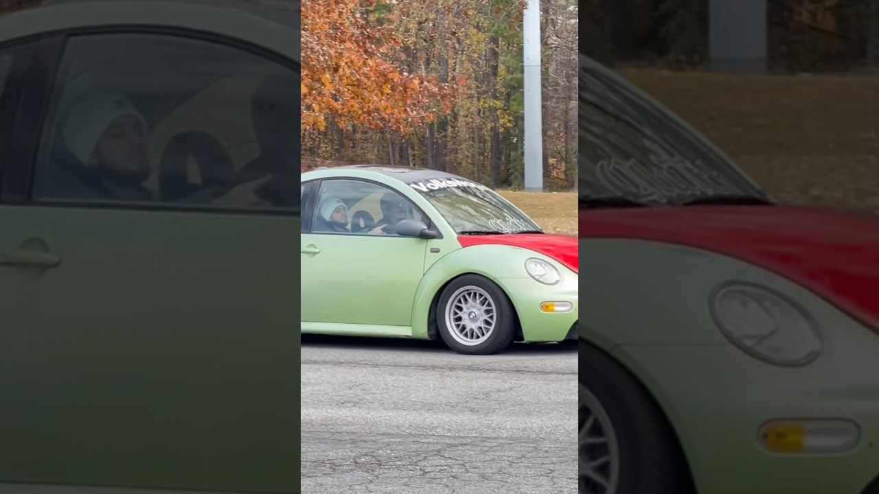 This modified VW Beetle looks very cool #shorts