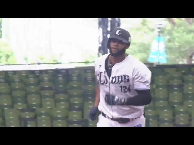 【ファーム】快音響かせた!! ライオンズ・ガルシア 右中間への第3号ソロホームランを放つ!!  2024年6月22日 埼玉西武ライオンズ 対 千葉ロッテマリーンズ