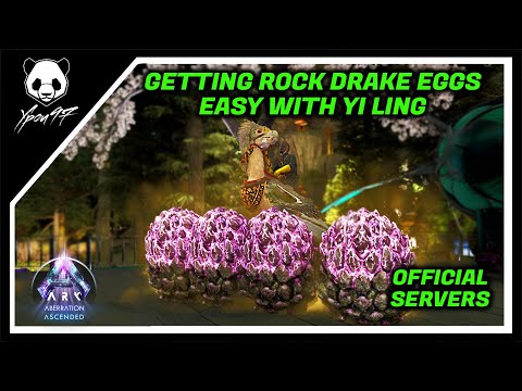 Getting Rock Drake Eggs With A Yi Ling - Super Easy Rock Drake Eggs | ARK: Survival Ascended