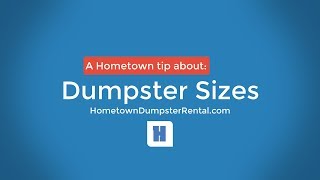 Dumpster Rental Sizes - See Our Pro Tip for Roll-Off Dumpster Rental Sizes and Uses