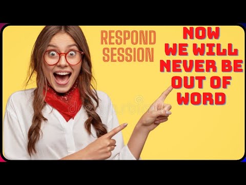 How to respond in English| situation solving session| Don't be out of word | Situational English.