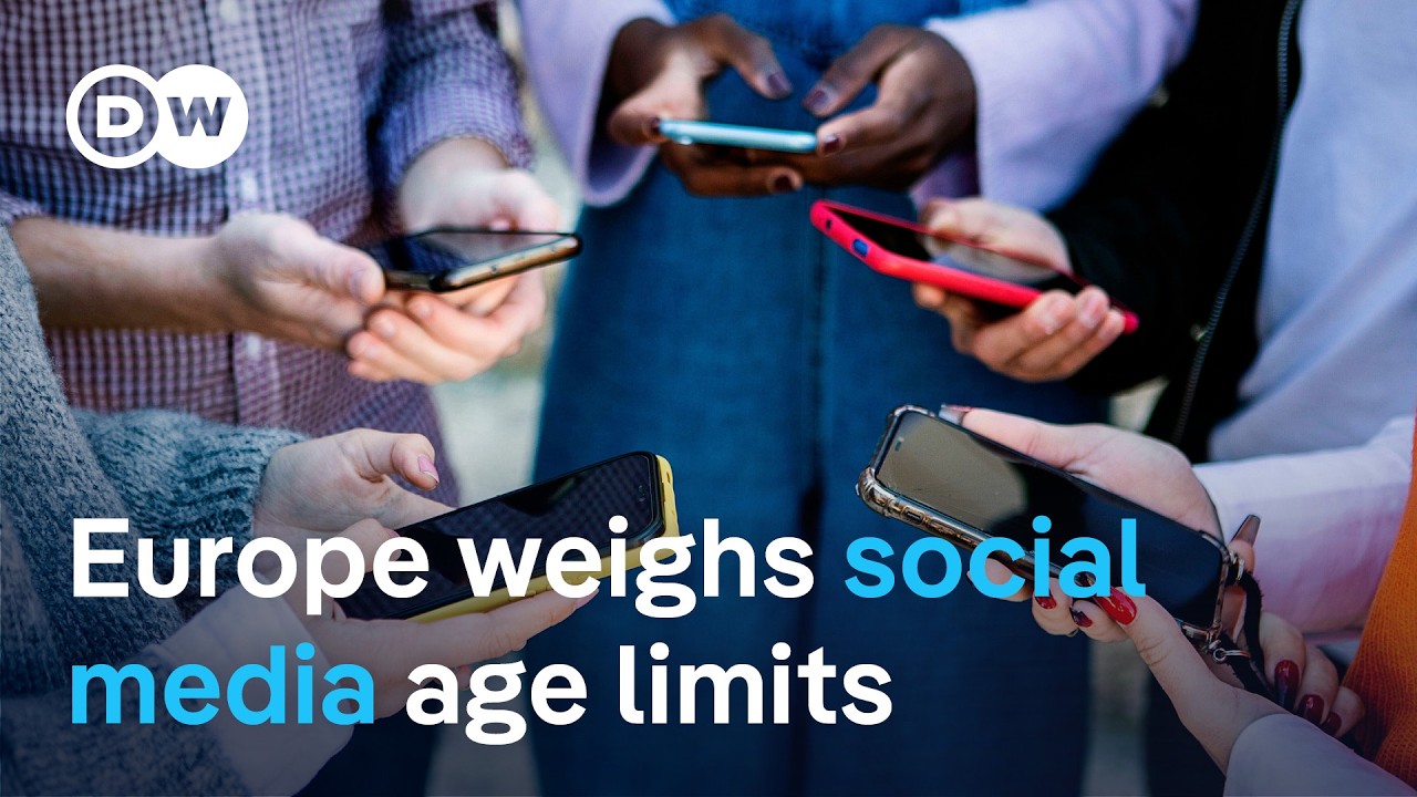Which European countries are considering banning social networks for children? | DW News