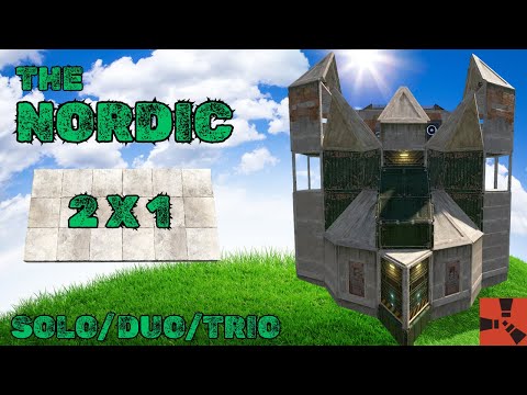 THE NORDIC - 3 Walls to Core - Bunker - Designed for Offline Raid Protection - Solo/DUO/Trio