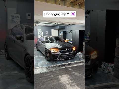Back at it again with the OEM carbon upgrades​ #carbonfiber #bmw #m5 #mperformance